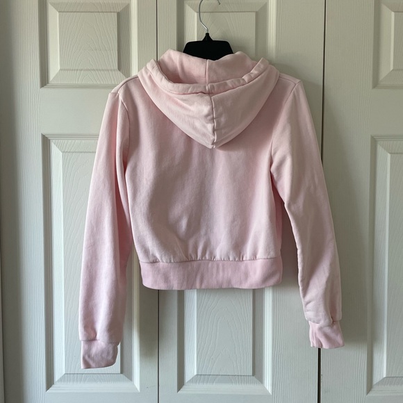 Brandy Melville John Galt Crystal Hoodie Pink, OS - Picture 11 of 11